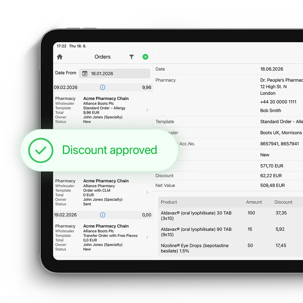 structured pharmacy order template